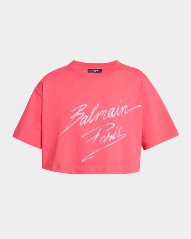 Logo Baseball Crop T-Shirt